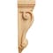 Ekena Millwork 6 1/4"W x 4"D x 12"H Cole Pilaster Wood Corbel, Red Oak CORW06X04X12CORO - alternate 2